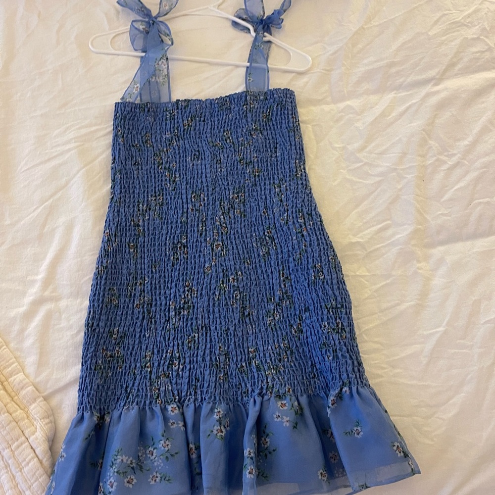 Amanda Uprichard Smocked Mini Dress - Picture 4 of 6